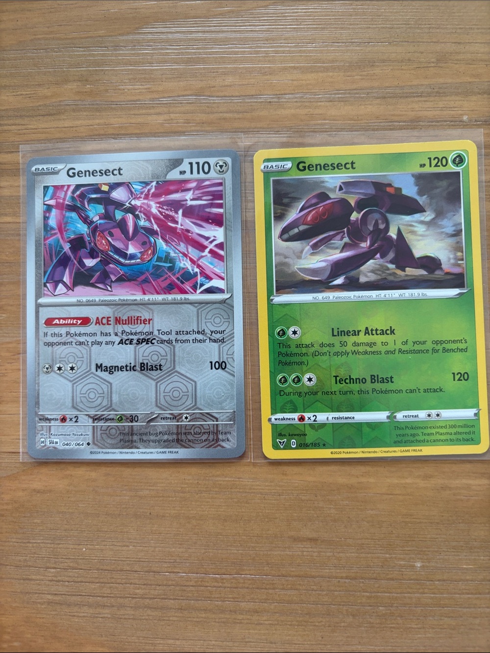 Genesect Pokémon Card Character Lot | 2 Reverse Holo Mythical Cards ✨5/$25✨